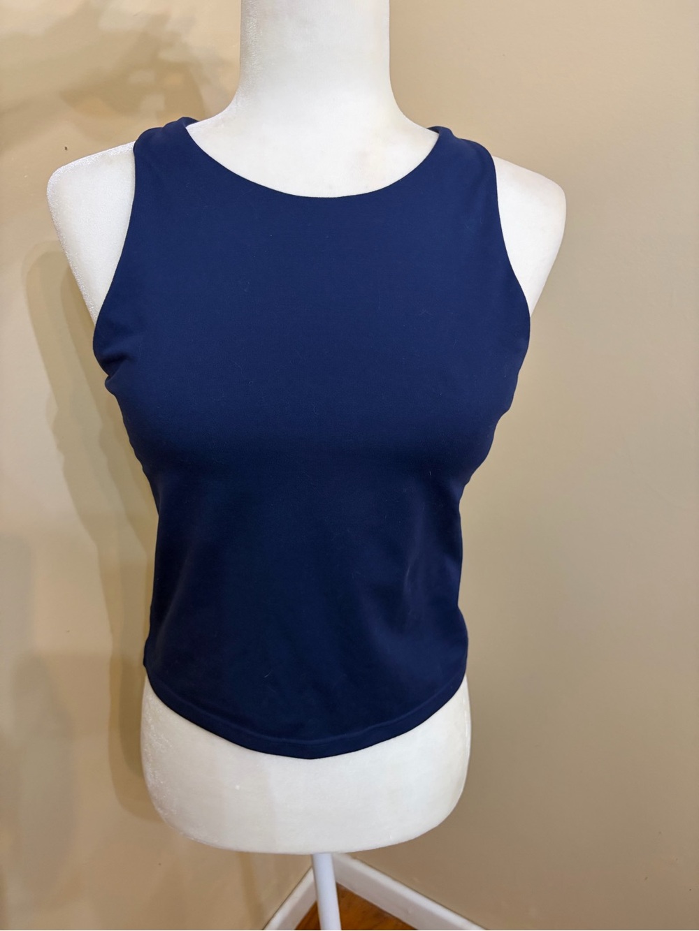 Fabletics Navy High Neck Athletic Tank